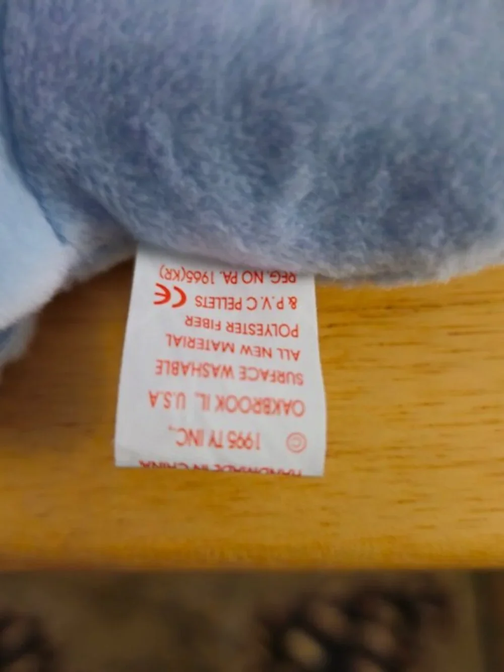 Ty Beanie Baby Peanut With Tags Attatched